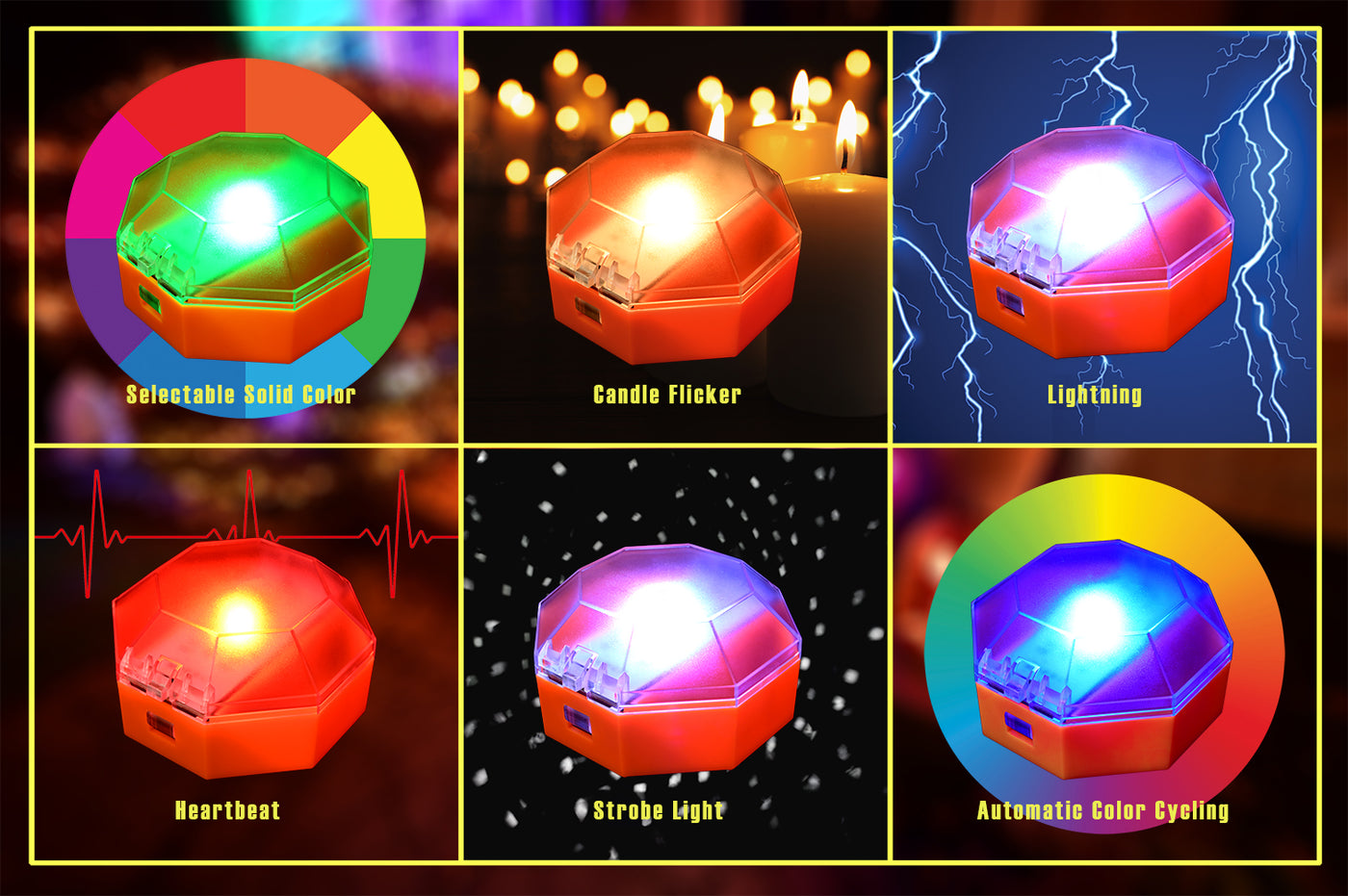 Gentle Glow to Spectacular Effects Show: Multi-Mode Pumpkin Light