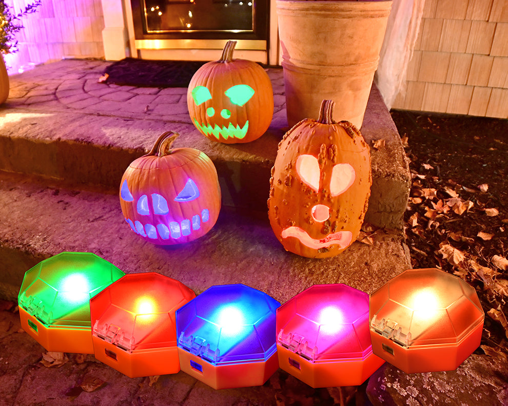 Gentle Glow to Spectacular Effects Show: Multi-Mode Pumpkin Light