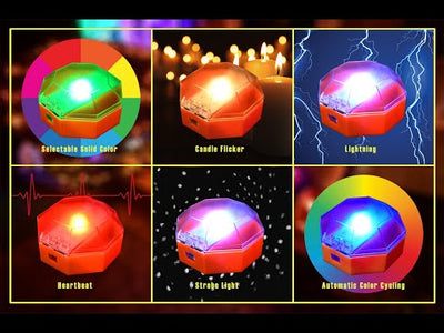 Gentle Glow to Spectacular Effects Show: Multi-Mode Pumpkin Light